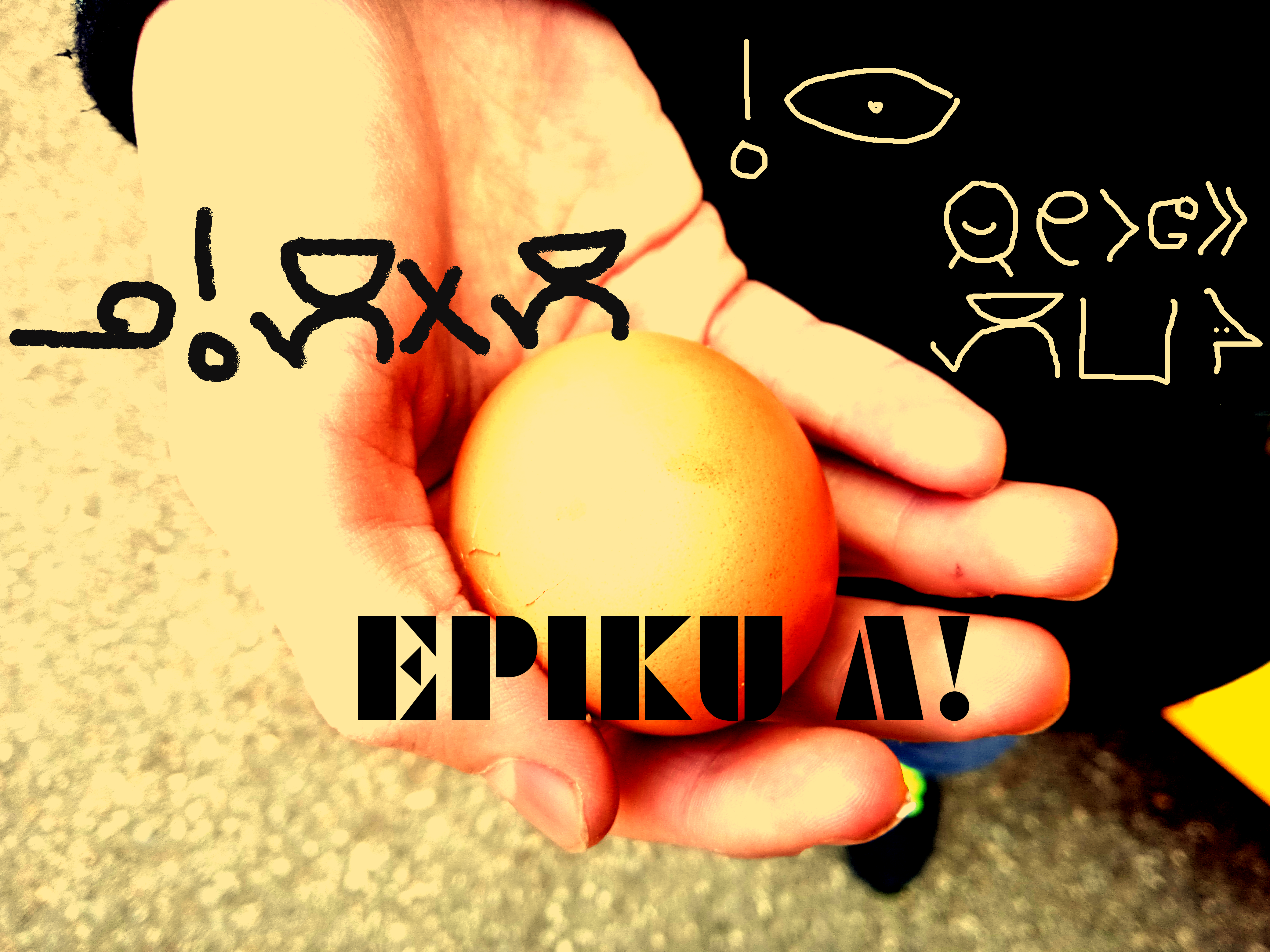 sitelen ni la, luka jo moku poki tan waso, en sitelen tu wan li lon.
sitelen nanpa wan li toki e ni:
„
o lukin
jan pona mi li jo e moku poki waso
“.
sitelen nanpa tu li toki e ni:
„
ona o moku ala moku
“.
sitelen nanpa tu wan li toki e ni:
„
epiku a!
“.
sitelen nanpa tu wan taso li kepeken e sitelen Lasina. sitelen ante ale li kepeken e sitelen pona. sitelen ni la, luka jo moku poki tan waso, en sitelen tu wan li lon.
sitelen nanpa wan li toki e ni:
„
o lukin
jan pona mi li jo e moku poki waso
“.
sitelen nanpa tu li toki e ni:
„
ona o moku ala moku
“.
sitelen nanpa tu wan li toki e ni:
„
epiku a!
“.
sitelen nanpa tu wan taso li kepeken e sitelen Lasina. sitelen ante ale li kepeken e sitelen pona.